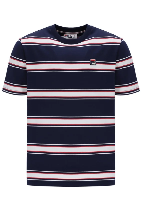 Camiseta Sanders con rayas teñidas en hilo