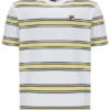 Camiseta Sanders con rayas teñidas en hilo