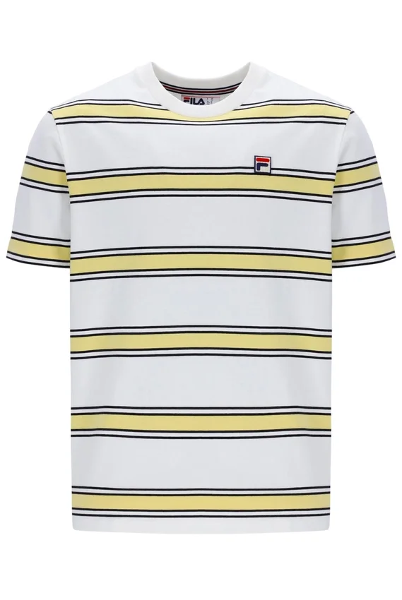 Camiseta Sanders con rayas teñidas en hilo