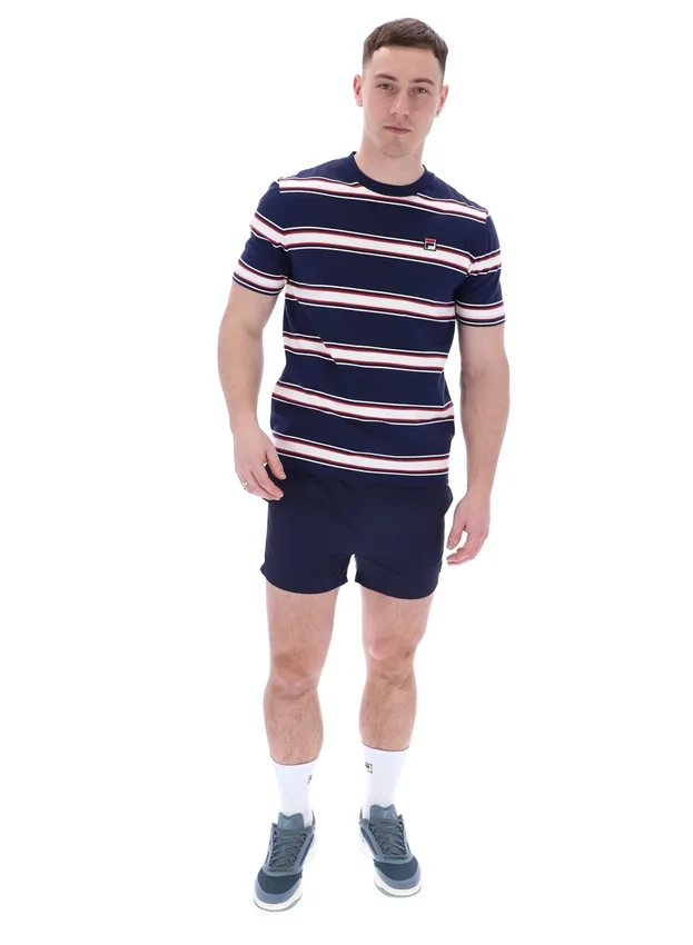 Camiseta Sanders con rayas teñidas en hilo