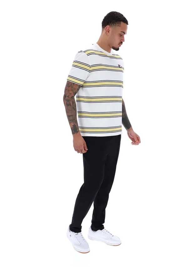 Camiseta Sanders con rayas teñidas en hilo