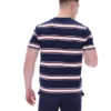 Camiseta Sanders con rayas teñidas en hilo