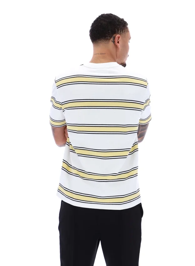 Camiseta Sanders con rayas teñidas en hilo