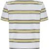 Camiseta Sanders con rayas teñidas en hilo