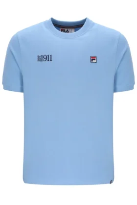 Camiseta Silvio Simple en color Frozen Fjord
