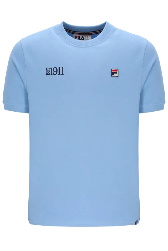 Camiseta Silvio Simple en color Frozen Fjord