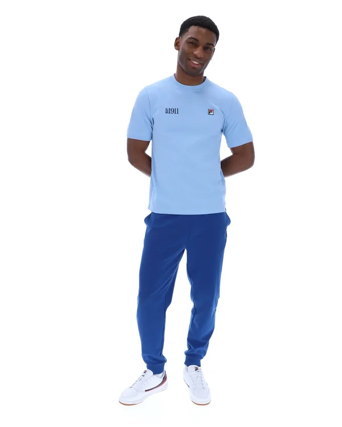 Camiseta Silvio Simple en color Frozen Fjord