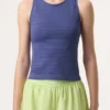 Camiseta sin costuras Skipper Blue Center Court