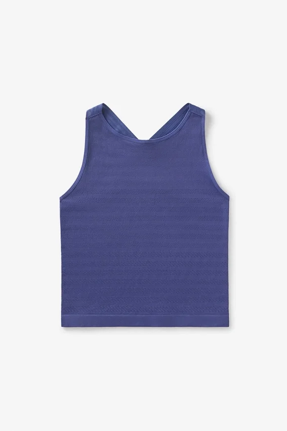 Camiseta sin costuras Skipper Blue Center Court