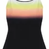 Camiseta sin mangas de tenis Backspin en negro
