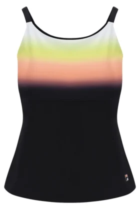 Camiseta sin mangas de tenis Backspin en negro