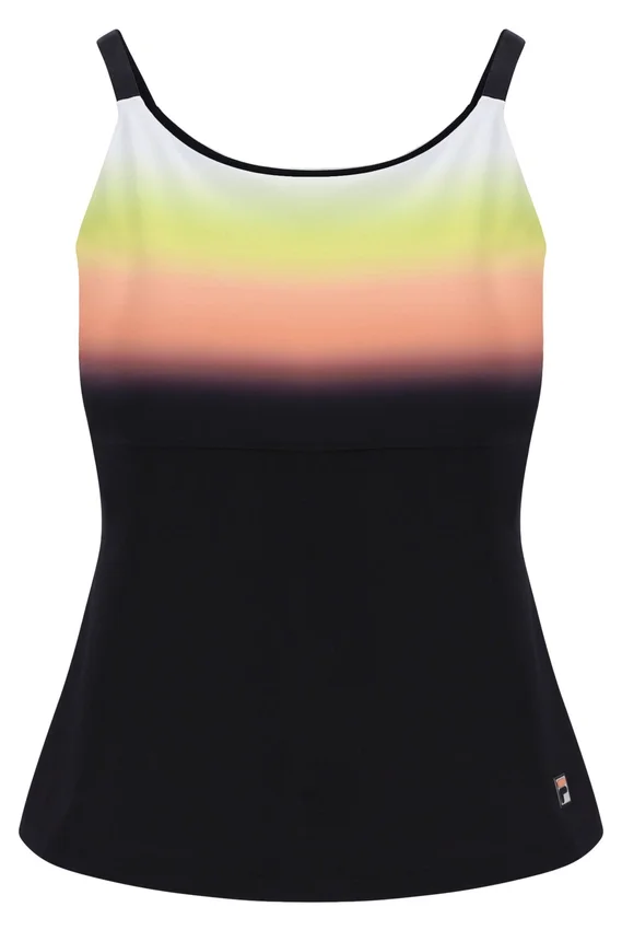 Camiseta sin mangas de tenis Backspin en negro