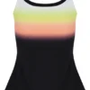 Camiseta sin mangas de tenis Backspin en negro