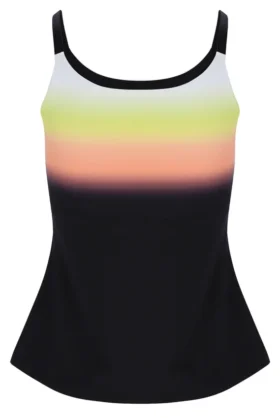 Camiseta sin mangas de tenis Backspin en negro