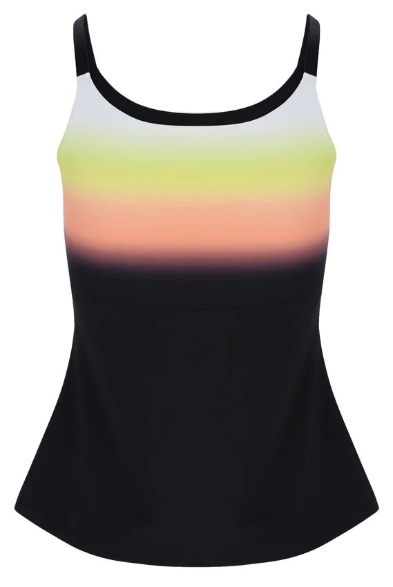Camiseta sin mangas de tenis Backspin en negro