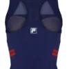 Camiseta sin mangas de tenis para mujer en azul marino