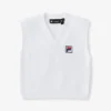 Camiseta sin mangas Fila x Hailey Baby en blanco