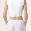 Camiseta sin mangas Fila x Hailey Baby en blanco