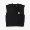 Camiseta sin mangas Fila x Hailey Baby en negro