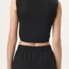 Camiseta sin mangas Fila x Hailey Baby en negro
