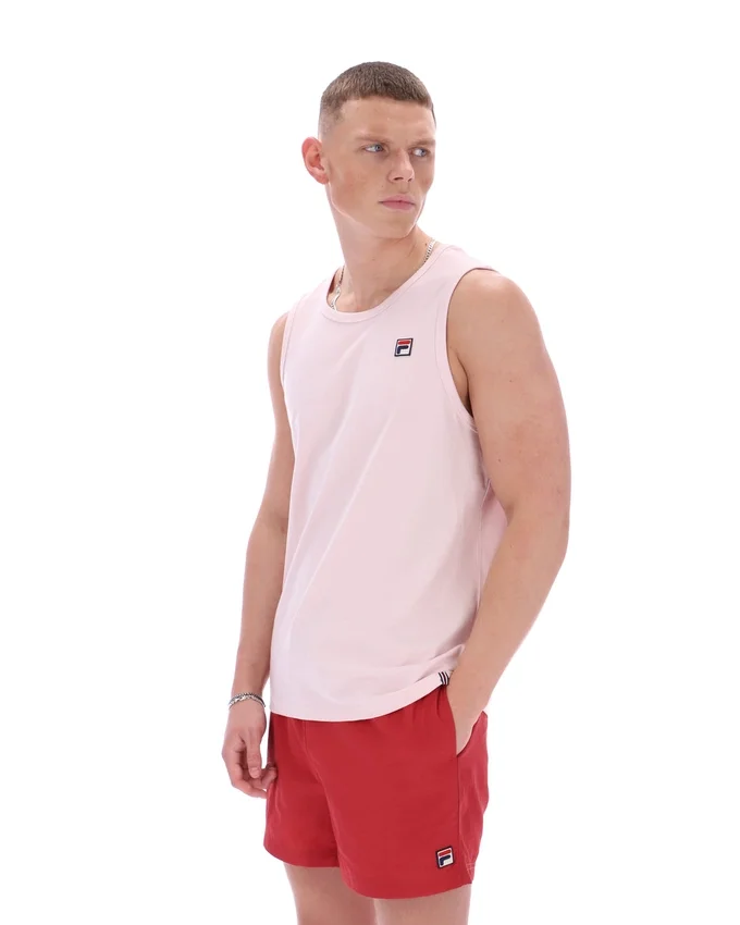 Camiseta sin mangas Sunny Essential en rosa pálido