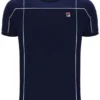 Camiseta Terri de Fila en azul marino con ribetes en contraste