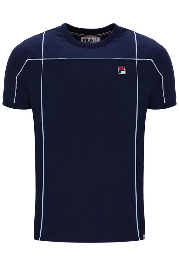 Camiseta Terri de Fila en azul marino con ribetes en contraste