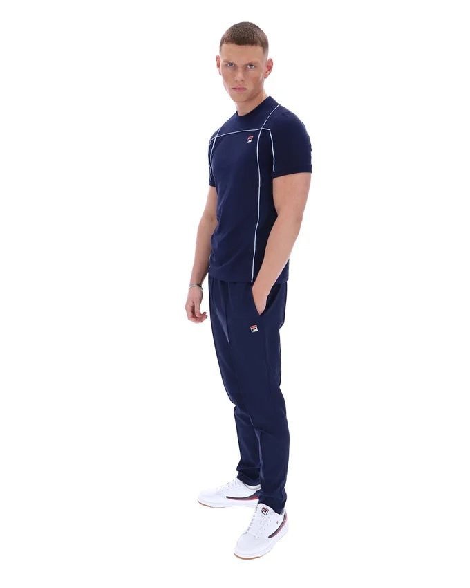 Camiseta Terri de Fila en azul marino con ribetes en contraste