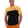 Camiseta Tiebreaker con bloques de color de Oak Buff