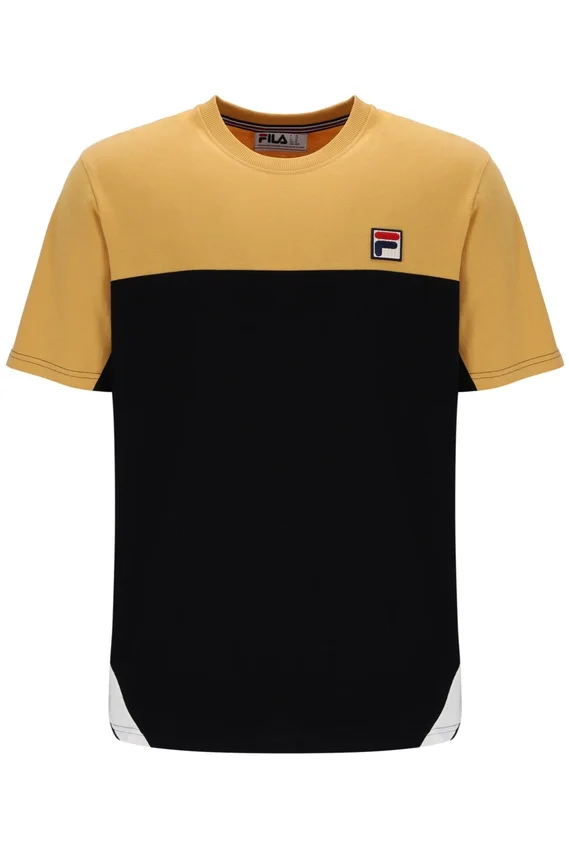 Camiseta Tiebreaker con bloques de color de Oak Buff