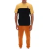 Camiseta Tiebreaker con bloques de color de Oak Buff