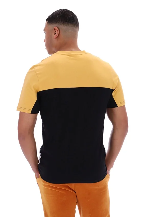 Camiseta Tiebreaker con bloques de color de Oak Buff