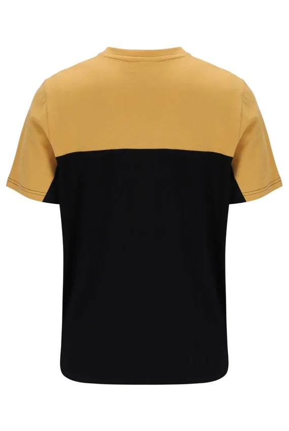Camiseta Tiebreaker con bloques de color de Oak Buff