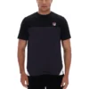 Camiseta Tiebreaker en bloques de color negra