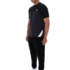 Camiseta Tiebreaker en bloques de color negra