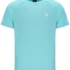 Camiseta unisex de tenis de cuello redondo en color aguamarina