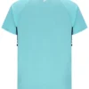 Camiseta unisex de tenis de cuello redondo en color aguamarina