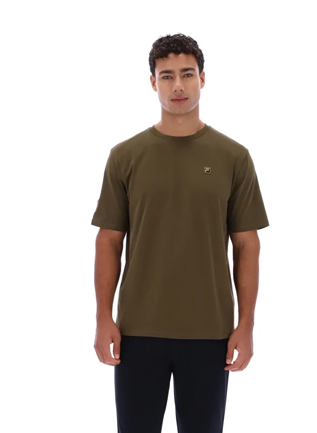 Camiseta Yaxley 3 Premium en verde oliva oscuro