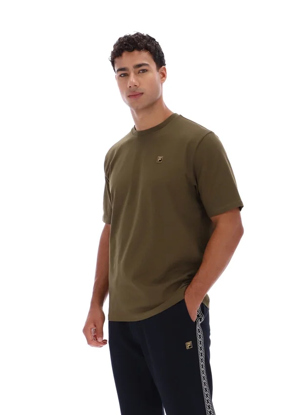 Camiseta Yaxley 3 Premium en verde oliva oscuro