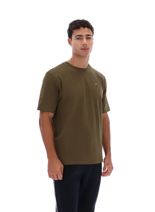 Camiseta Yaxley 3 Premium en verde oliva oscuro