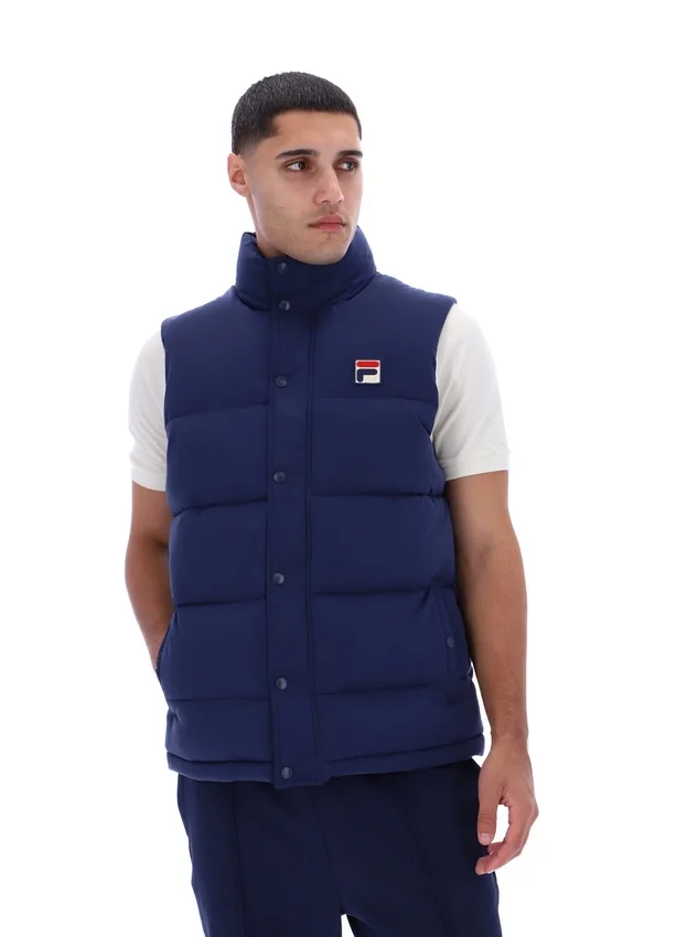 Chaleco acolchado Fila Navy Blaze