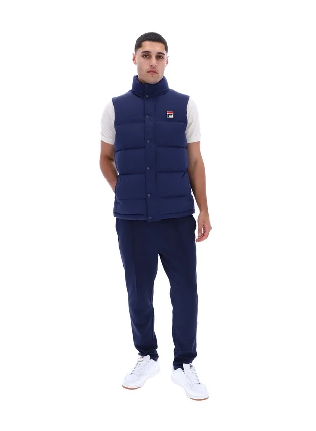Chaleco acolchado Fila Navy Blaze