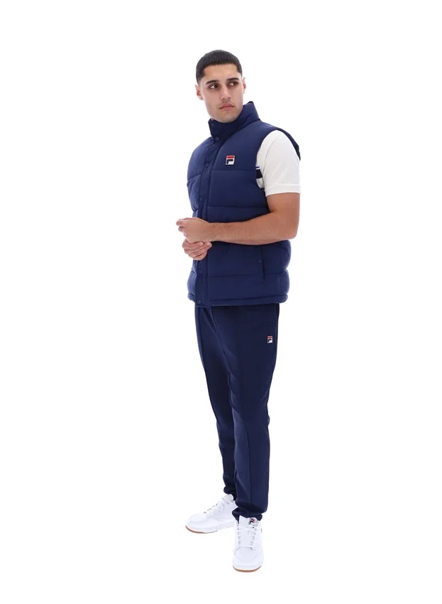 Chaleco acolchado Fila Navy Blaze