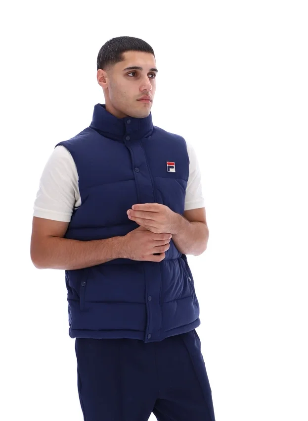 Chaleco acolchado Fila Navy Blaze