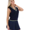 Chaleco de punto trenzado Jorja azul marino de Fila