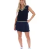 Chaleco de punto trenzado Jorja azul marino de Fila