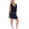 Chaleco de punto trenzado Jorja azul marino de Fila