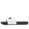 Chanclas de cuña para la playa Blanco/negro