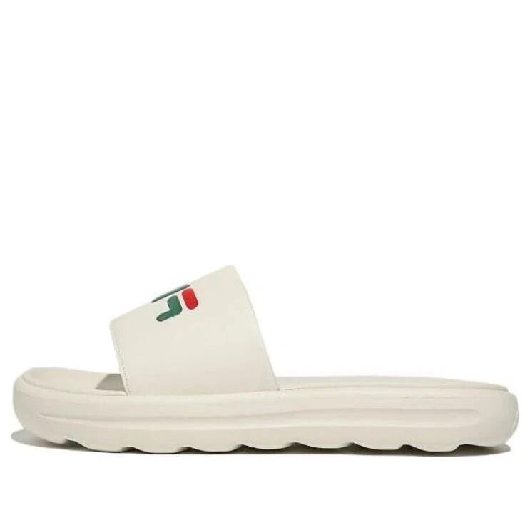 Chanclas Drifter V2 con logo grande «Crema»