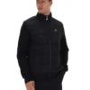 Chaqueta acolchada con cremallera completa Jerry en negro